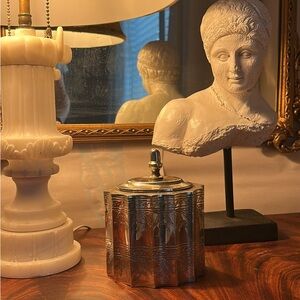 Vintage Silverplate Decorative Box